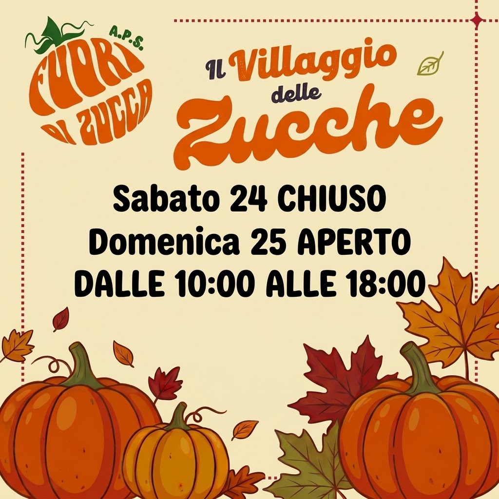 SABATO 24 CHIUSO!!!